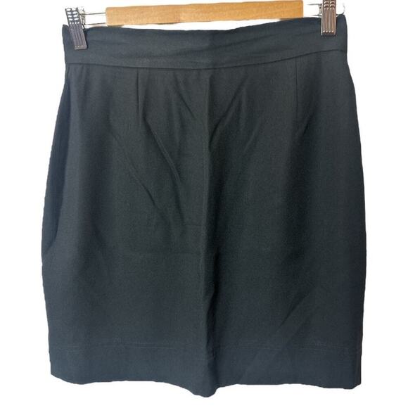 Cheap & Chic Moschino Black Short Straight Skirt Women's Size 10 Runs Small - Picture 1 of 7
